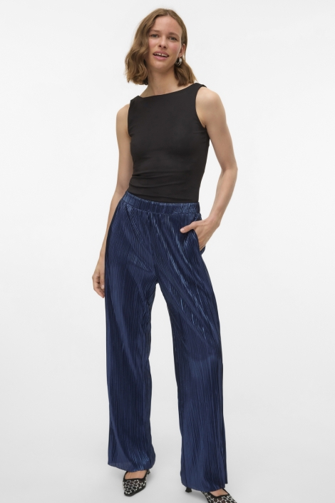 Vero Moda vmduvi hw wide pant jrs btq ga